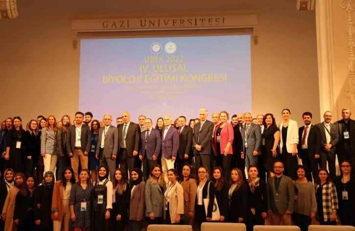 Gazi Üniversitesi, 4. Ulusal Biyoloji Eğitimi Kongresi’ne ev sahipliği yaptı
