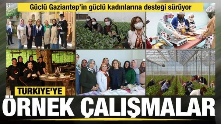 Gaziantep Büyükşehir Belediyesi Kadın Projeleriyle Türkiye'ye Örnek Oluyor