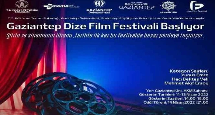 “Gaziantep dize film festivali” başlıyor