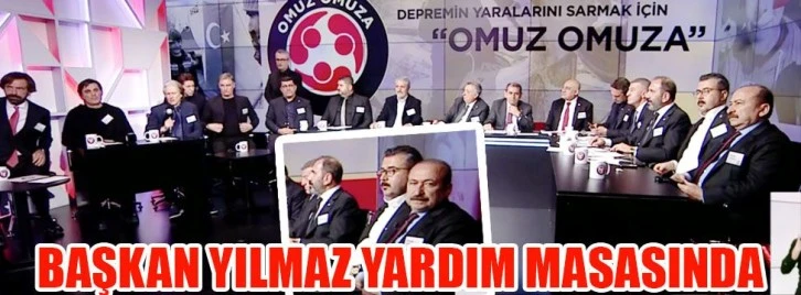 Gaziantep FK Başkanı yardım masasında