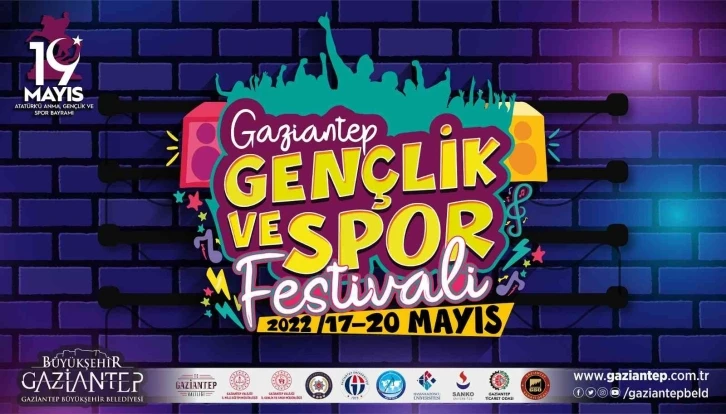 Gaziantep Gençlik Festivali başlıyor
