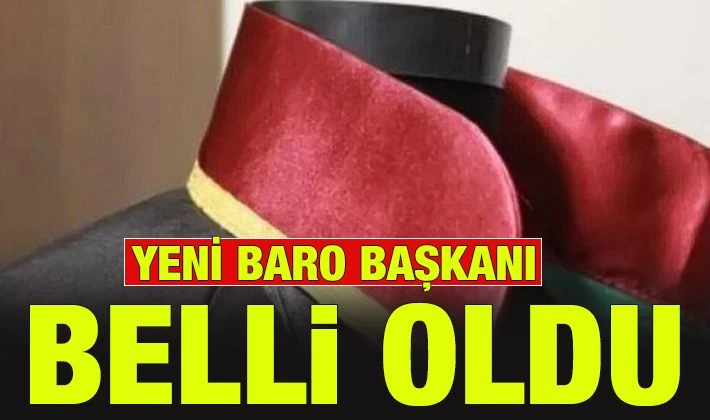 Gaziantep’in yeni Baro başkanı belli oldu.