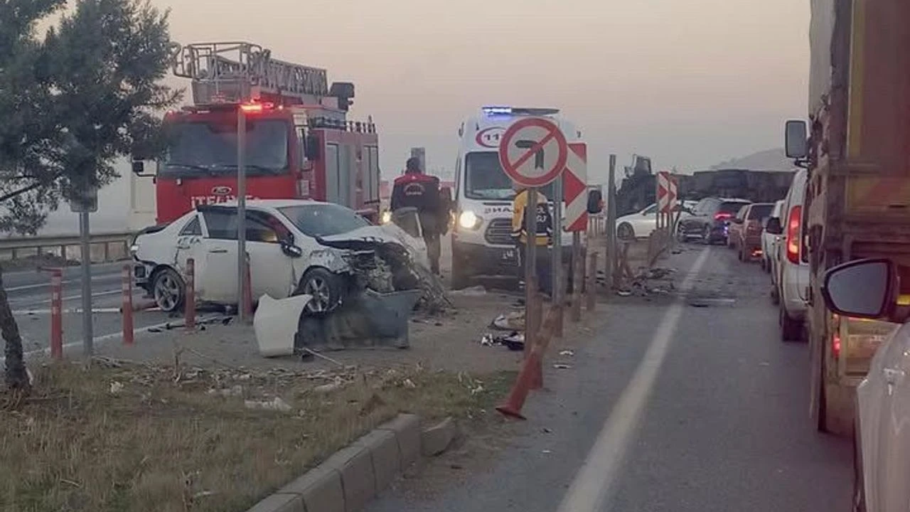 Gaziantep karayolunda kaza!