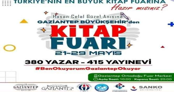 Gaziantep kitap fuarı için geri sayım başladı