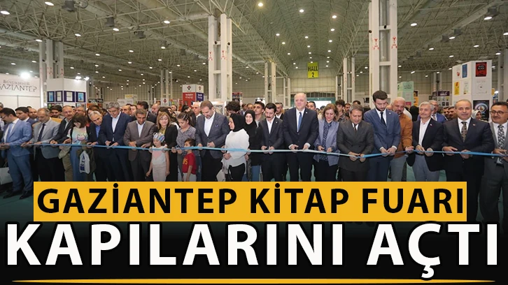 Gaziantep Kitap Fuarı kapılarını açtı