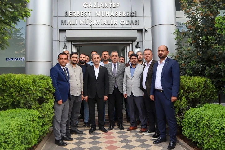 Gaziantep Milletvekili Adayı Demir Gaziantep SMMM Odası'nı ziyaret etti