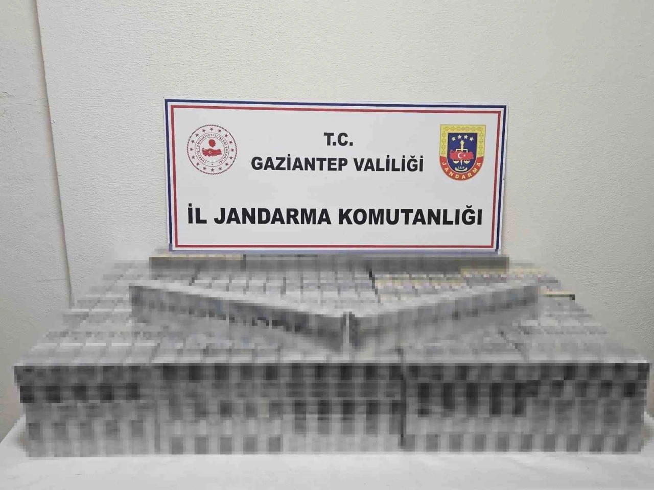 Gaziantep’te 1,5 milyon TL değerinde kaçak sigara ve tütün ele geçirildi
