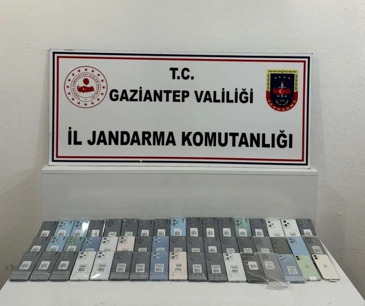 Gaziantep’te 1 milyon lira değerinde kaçak telefon ele geçirildi