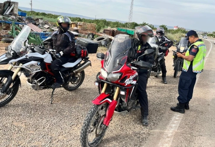 Gaziantep’te 17 motosiklet trafikten men edildi
