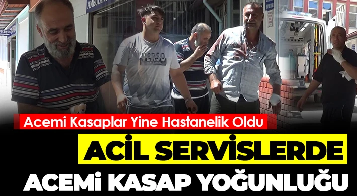 Gaziantep’te Acil Servislerde Acemi Kasap Yoğunluğu