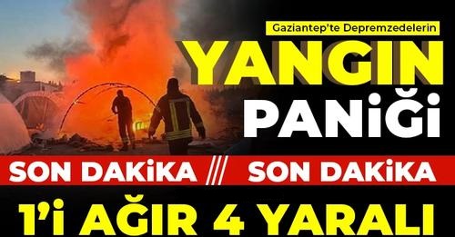 Gaziantep'te Çıkan Yangında Çok Sayıda Yaralı Var  