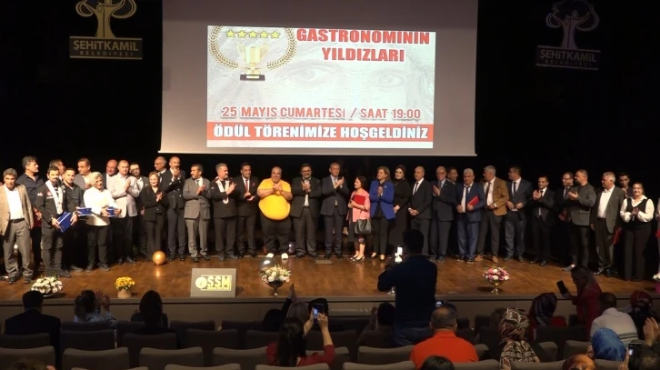 Gaziantep’te ’Gastronominin Yıldızları’ ödül töreni düzenlendi
