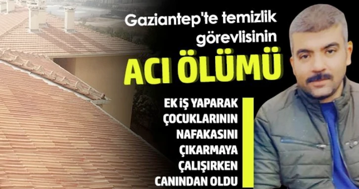 Gaziantep’te inşaat halindeki binadan düşen işçi öldü.