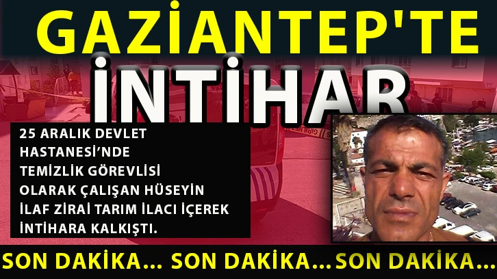 Gaziantep'te İntihar