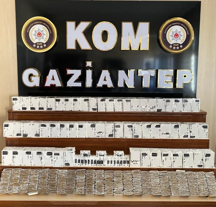 Gaziantep’te kaçak sigara operasyonu: 4 gözaltı
