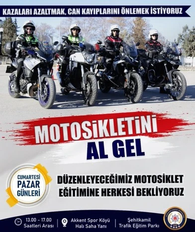 Gaziantep’te Motosiklet Sürücülerine Özel Eğitim Programı Başlıyor!