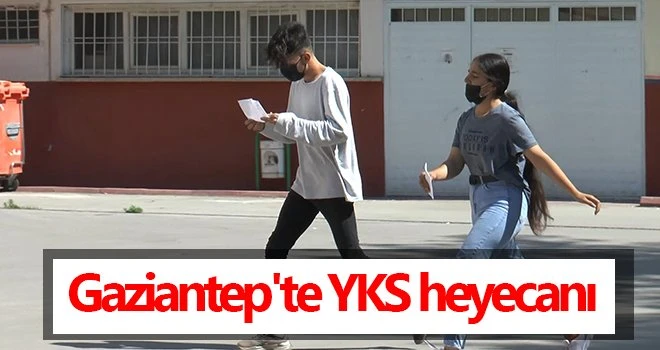 Gaziantep’te Öğrenciler sınavda, veliler dışarda ter döktü-