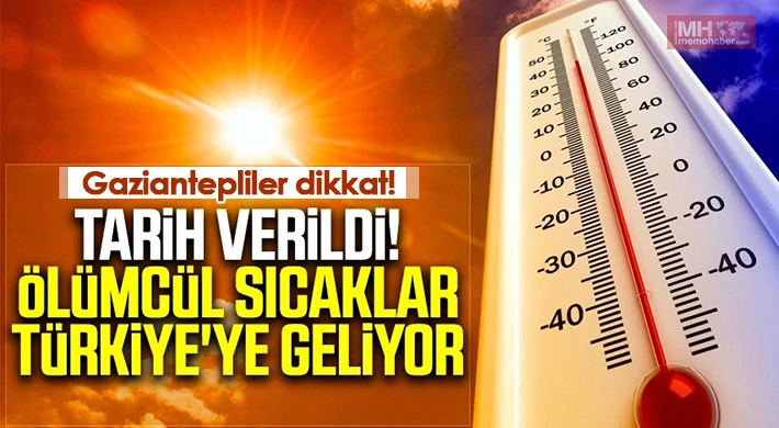 Gazianteplilere bu sefer de aşırı sıcak uyarısı 