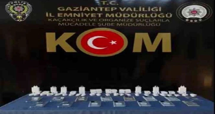 Gaziantep’te kaçak makaron ve cep telefonu operasyonu: 3 gözaltı