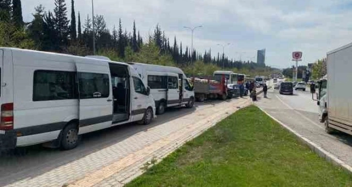 Gaziantep’te zincirleme trafik kazası: 1 yaralı