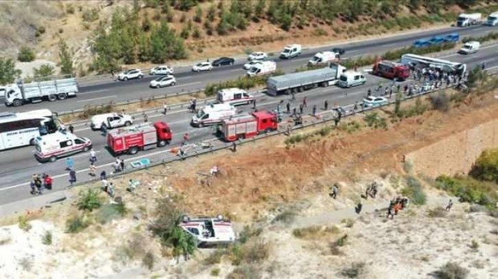 Gaziantep'teki trafik kazasında hayatını kaybedenlerin sayısı 16'ya yükseldi