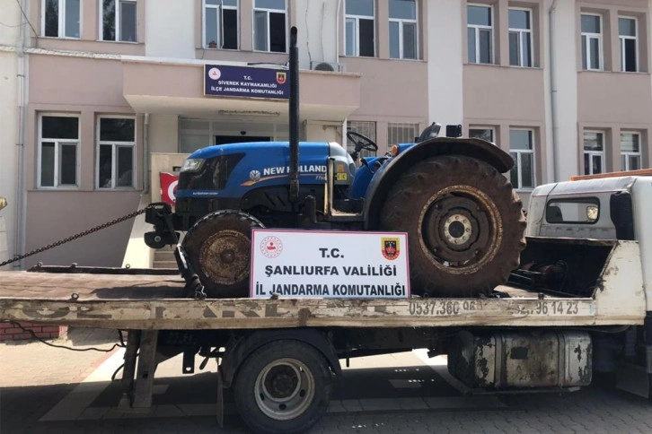 Gaziantep’ten çalınan traktör Şanlıurfa’da bulundu