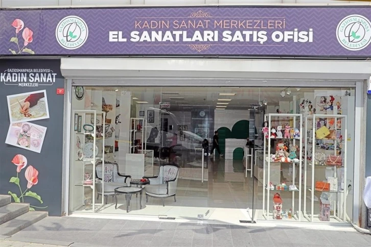 Gaziosmanpaşa’da el sanatları satış ofisleri kadınlara gelir kaynağı oldu
