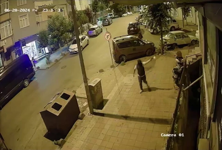 Gaziosmanpaşa’da iş yerine garip silahlı saldırı: O anlar kamerada
