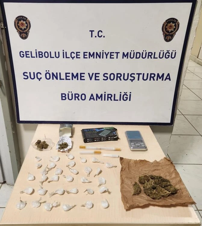 Gelibolu’da uyuşturucu operasyonunda 1 tutuklama
