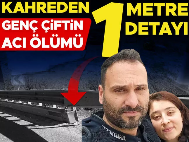 Genç çiftin acı ölümü! Kahreden 1 metre detayı