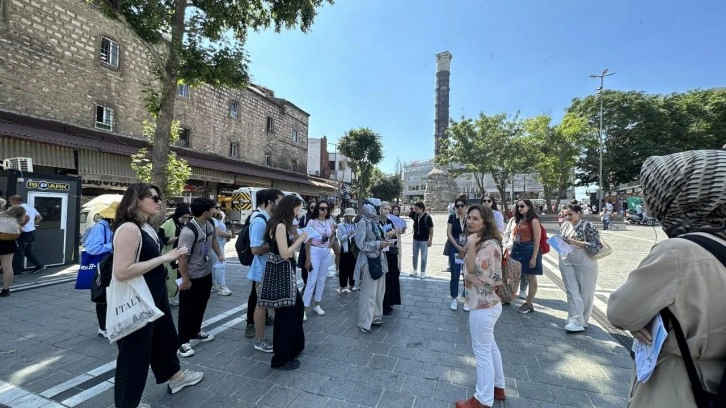 Genç mimarlardan hanlar bölgesine keşif ziyareti