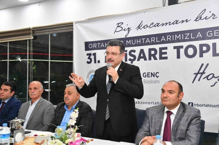 Genç, muhtarlarla 31. İstişare Toplantısı’nda bir araya geldi
