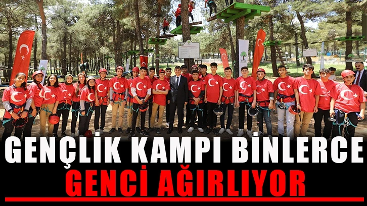 Gençlik kampı binlerce genci ağırlıyor