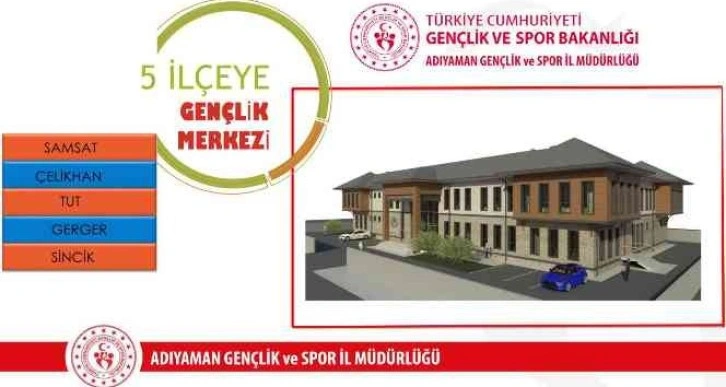 Gençlik merkezi olmayan ilçe kalmıyor