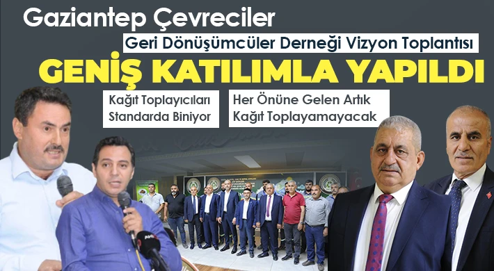 Geri dönüşümde Gaziantep Türkiye ortalamasının üzerinde.