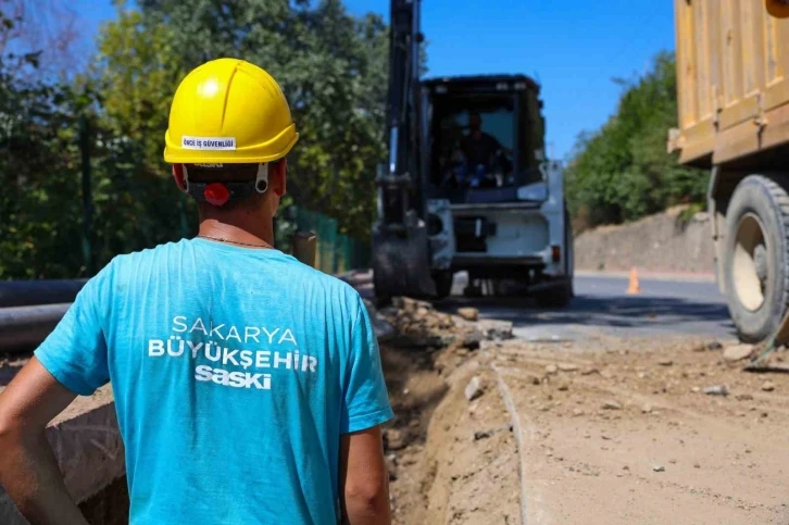 Geyve’nin 6 mahallesine 10 bin metrelik yeni içme suyu hattı
