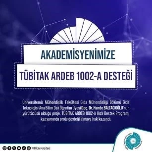 Gıda Atıklarının Endüstriyel Kullanımını Hedefleyen Projeye destek
