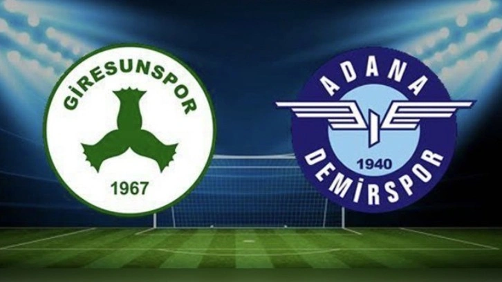 Giresunspor Adana Demirspor maçı CANLI İZLE