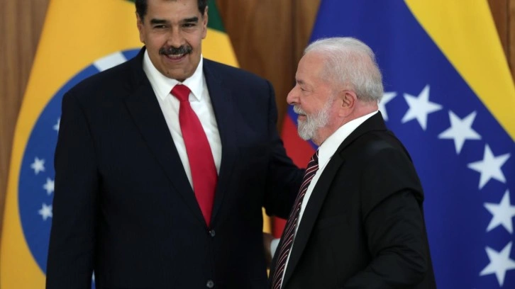 Giriş yasağından sonra ilk ziyaret: Maduro Brezilya'da