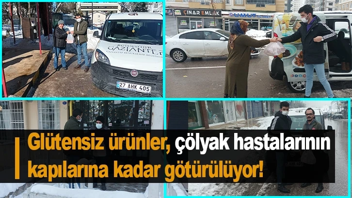 Glütensiz ürünler, çölyak hastalarının kapılarına kadar götürülüyor!