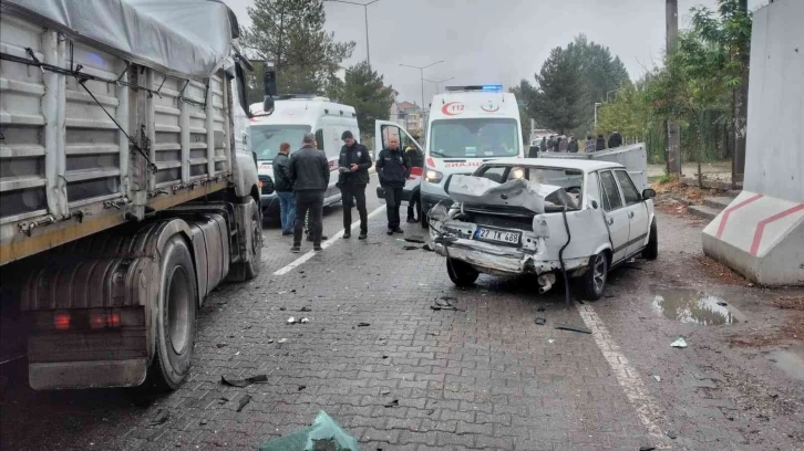 Gölbaşı ilçesinde zincirleme kaza: 3 yaralı
