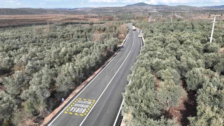 Gölyazı yolu sil baştan yenilendi
