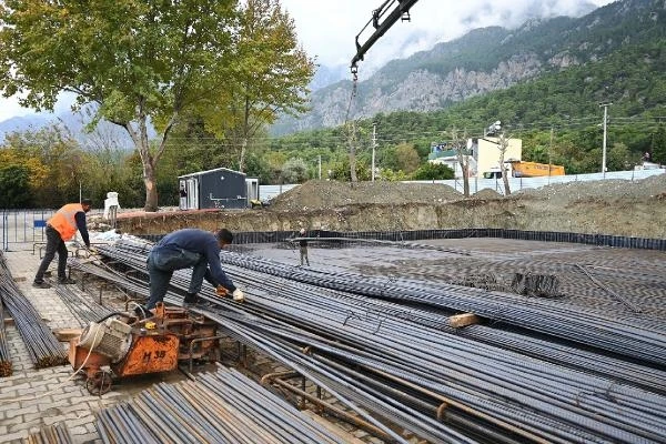 Göynük pazarında çalışmalar devam ediyor