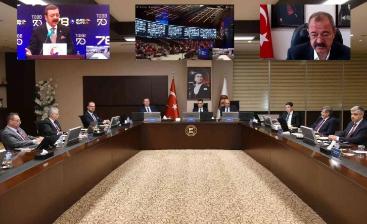 GSO TOBB delegeleri, Genel Kurula online olarak katıldı
