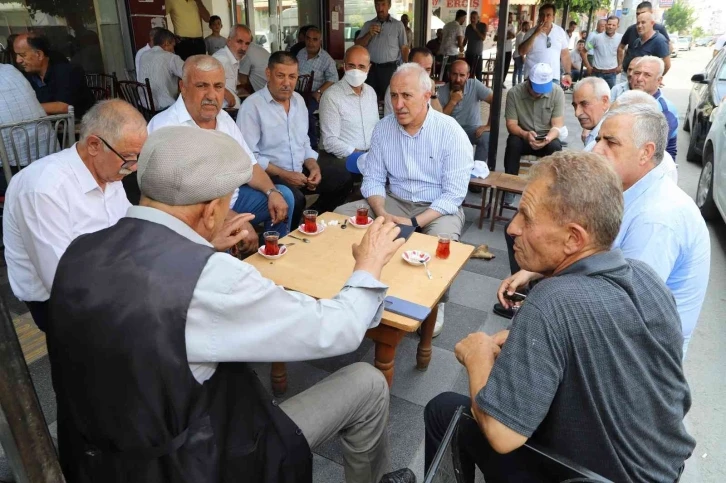 Gültak, Şevket Sümer Mahallesi’nde esnafla buluştu
