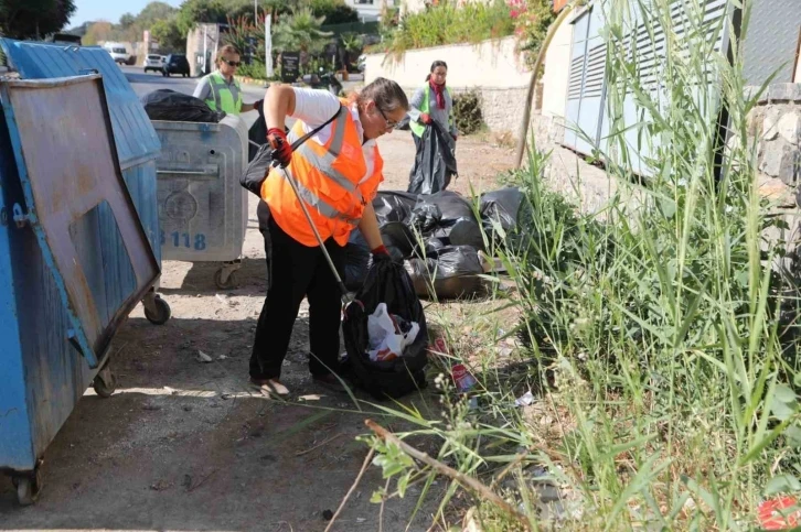 Gümbet Mahallesi’nde detaylı temizlik yapıldı
