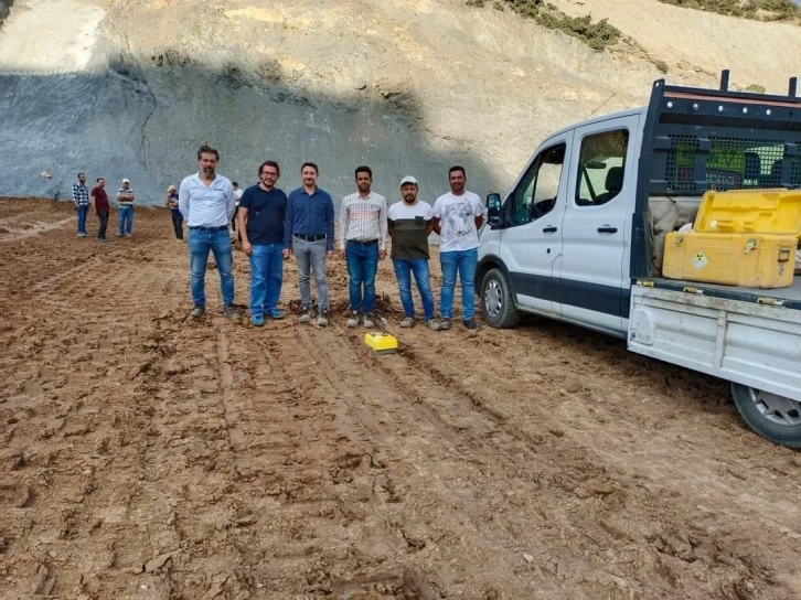 Güre Göleti inşaatı devam ediyor
