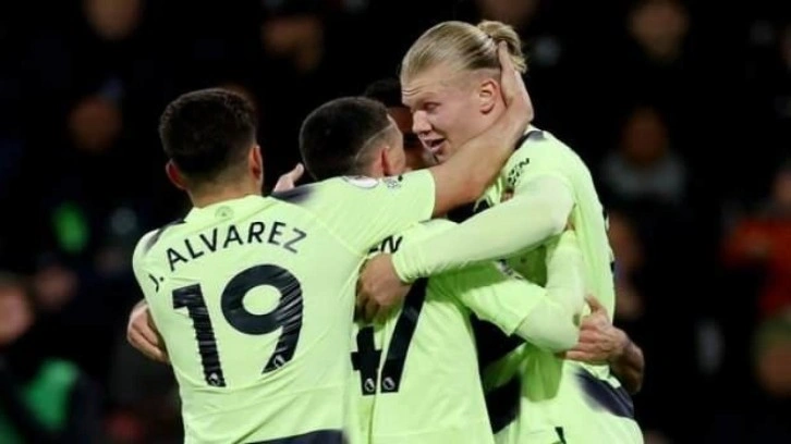 Haaland rekor kırdı! Manchester City farklı kazandı