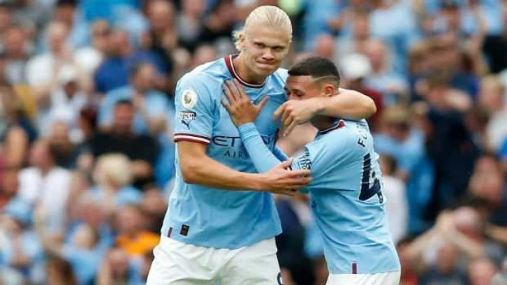 Haaland şov yaptı! Manchester City'den muhteşem geri dönüş