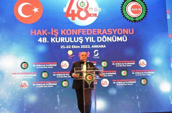 Hak-İş Konfederasyonu 48 yaşında
